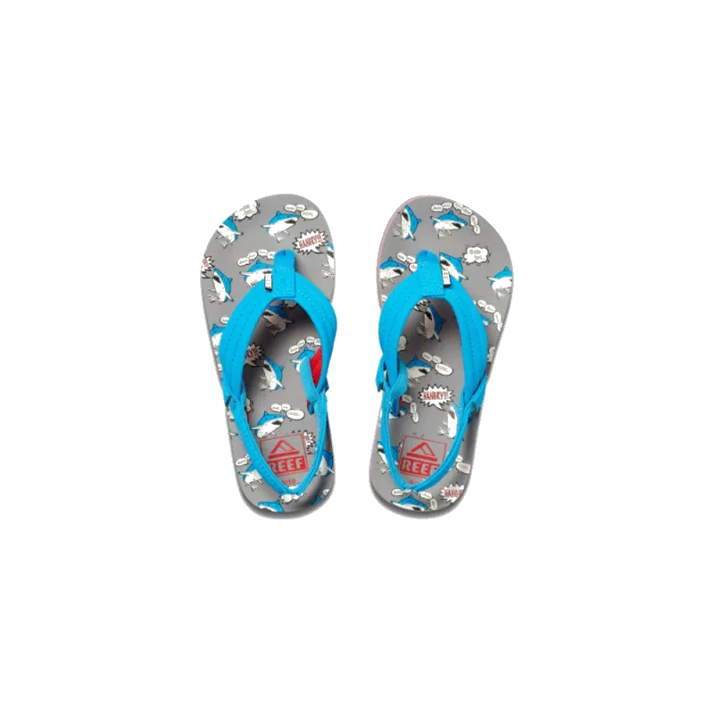 Reef Boys Kids Little Ahi Flip Flops