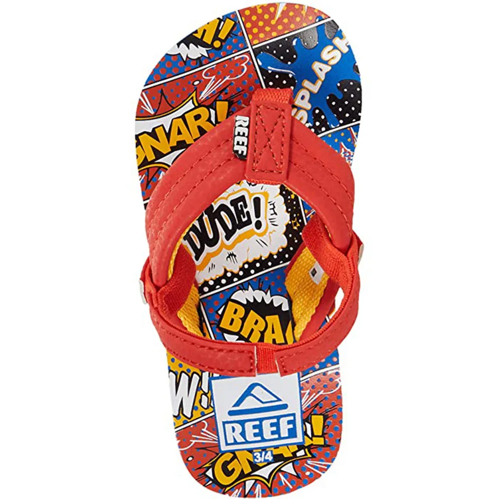 Reef Boys Kids Little Ahi Flip Flops