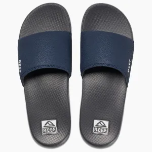 Reef One Slide - Navy/White