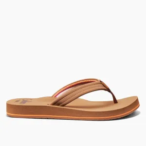 Reef Womens Cushion Breeze Flip Flops - Tan/Smoothie