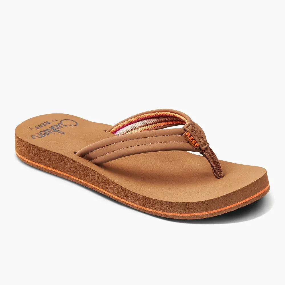 Reef Womens Cushion Breeze Flip Flops - Tan/Smoothie