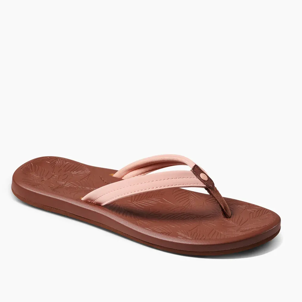 Reef Womens Tides Flip Flops - Peach Parfait