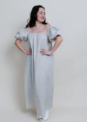 Reid Puff Sleeve Maxi Dress - Linen