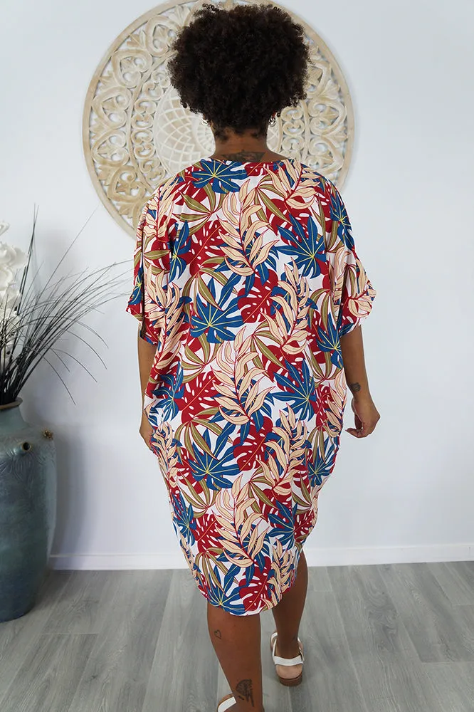Resort Dress "Palm Paradise"