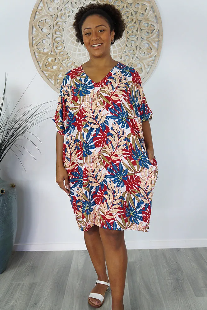 Resort Dress "Palm Paradise"