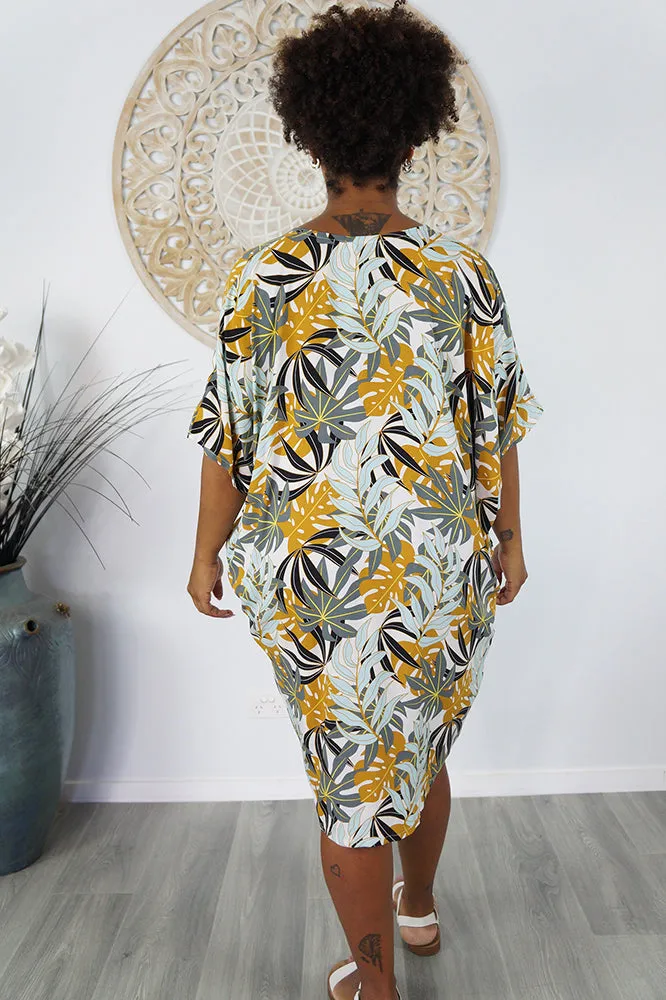 Resort Dress "Palm Paradise"