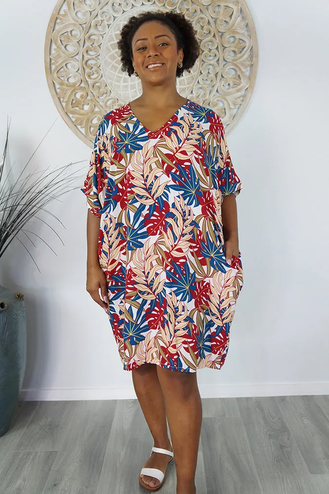 Resort Dress "Palm Paradise"