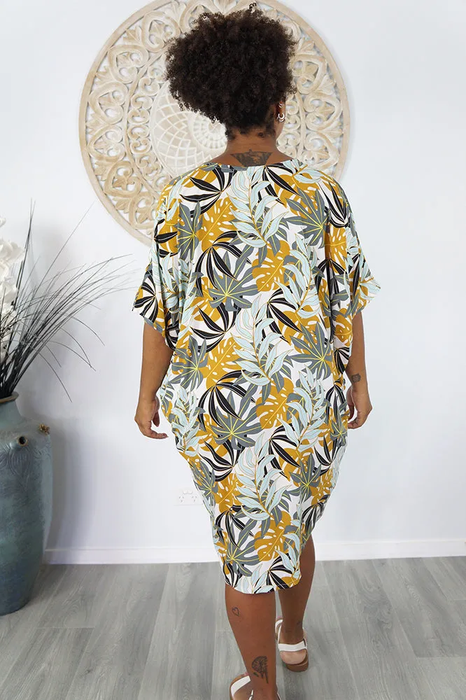 Resort Dress "Palm Paradise"
