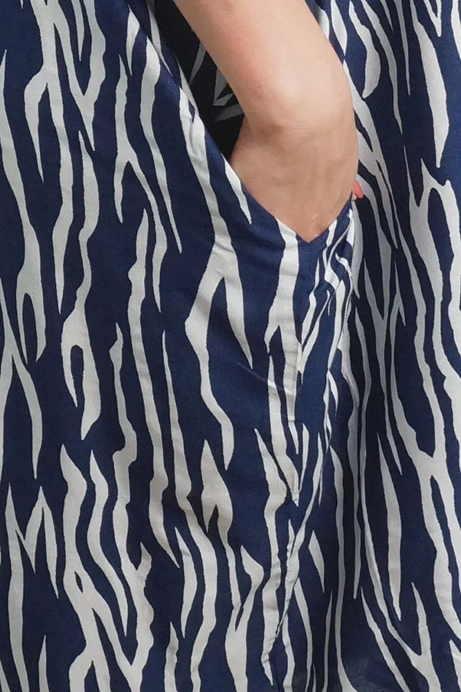 Resort Dress "Zebra"