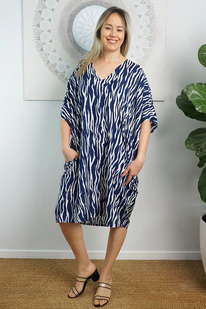 Resort Dress "Zebra"