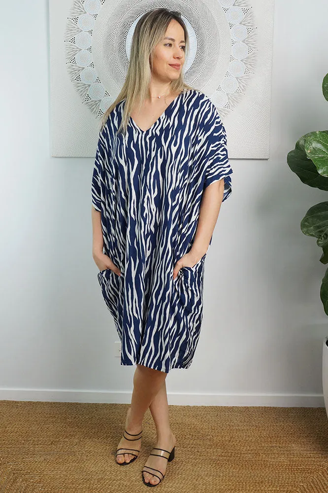 Resort Dress "Zebra"