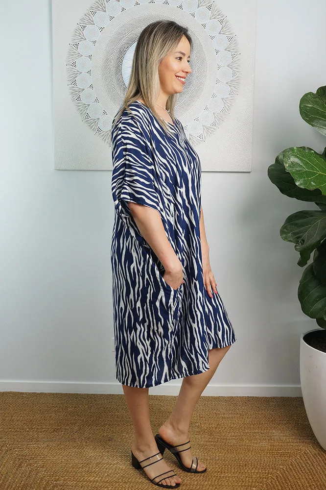 Resort Dress "Zebra"