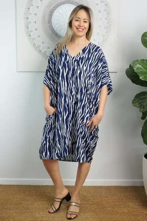 Resort Dress "Zebra"
