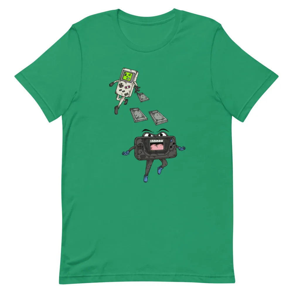 Retro Console Wars - Game Boy vs Game Gear Premium T-Shirt