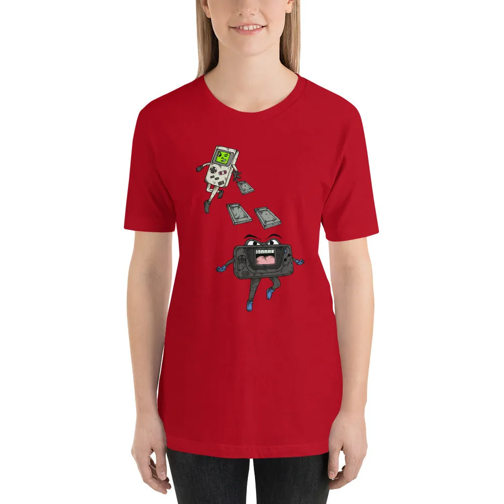 Retro Console Wars - Game Boy vs Game Gear Premium T-Shirt