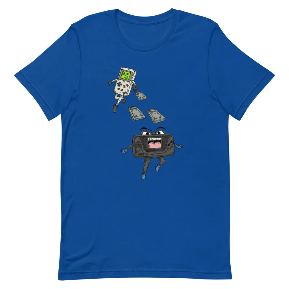 Retro Console Wars - Game Boy vs Game Gear Premium T-Shirt