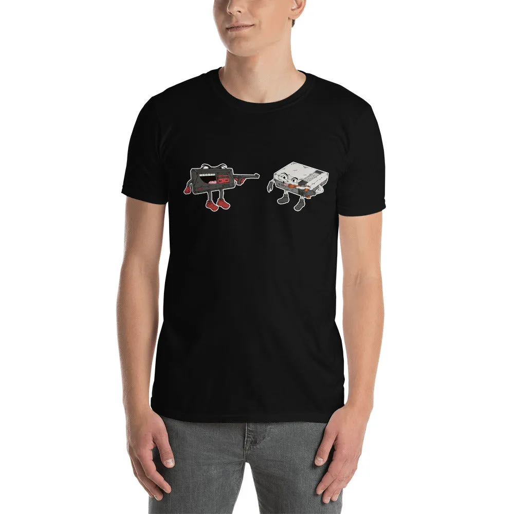 Retro Console Wars - Master System vs NES Classic T-Shirt