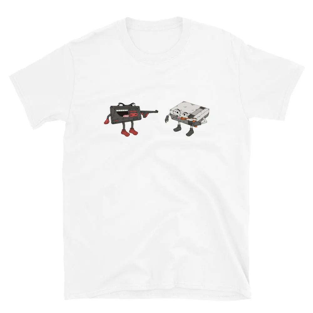 Retro Console Wars - Master System vs NES Classic T-Shirt