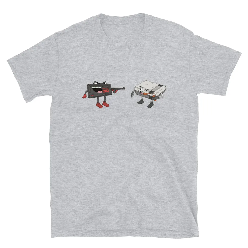 Retro Console Wars - Master System vs NES Classic T-Shirt