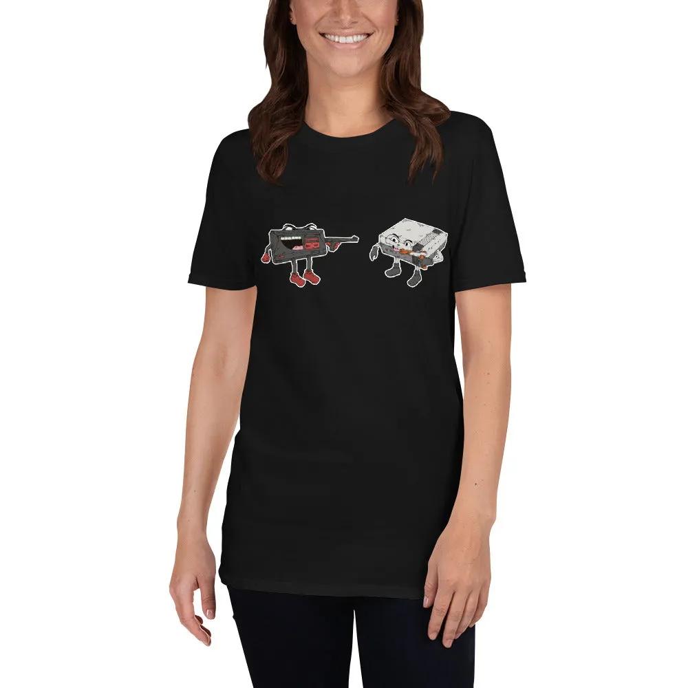 Retro Console Wars - Master System vs NES Classic T-Shirt
