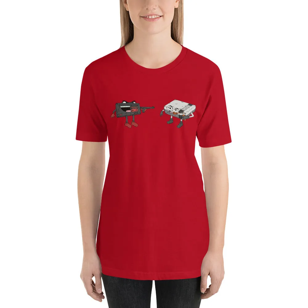 Retro Console Wars - Master System vs NES Premium T-Shirt