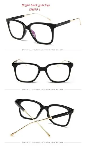 Retro Rivet Eyewear Frame Men Women glasses