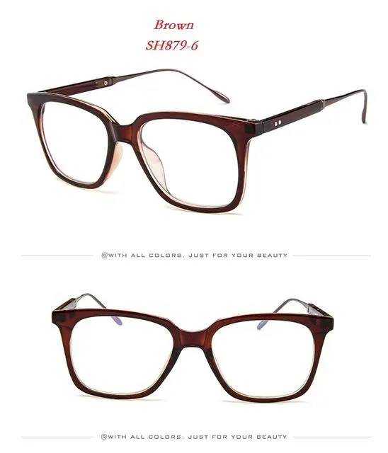 Retro Rivet Eyewear Frame Men Women glasses