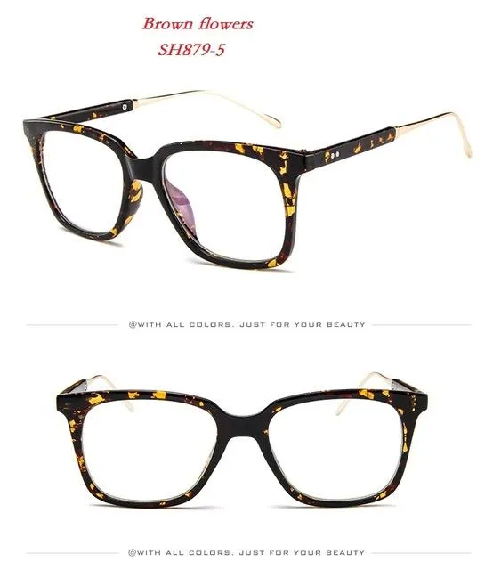 Retro Rivet Eyewear Frame Men Women glasses