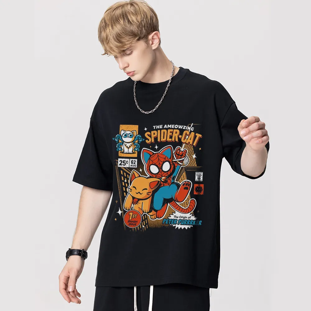 Retro Spider-Cat T-Shirt