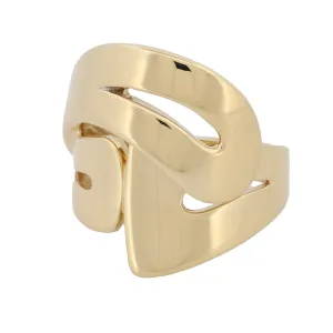 Retro Statement Ring in 18k Yellow Gold
