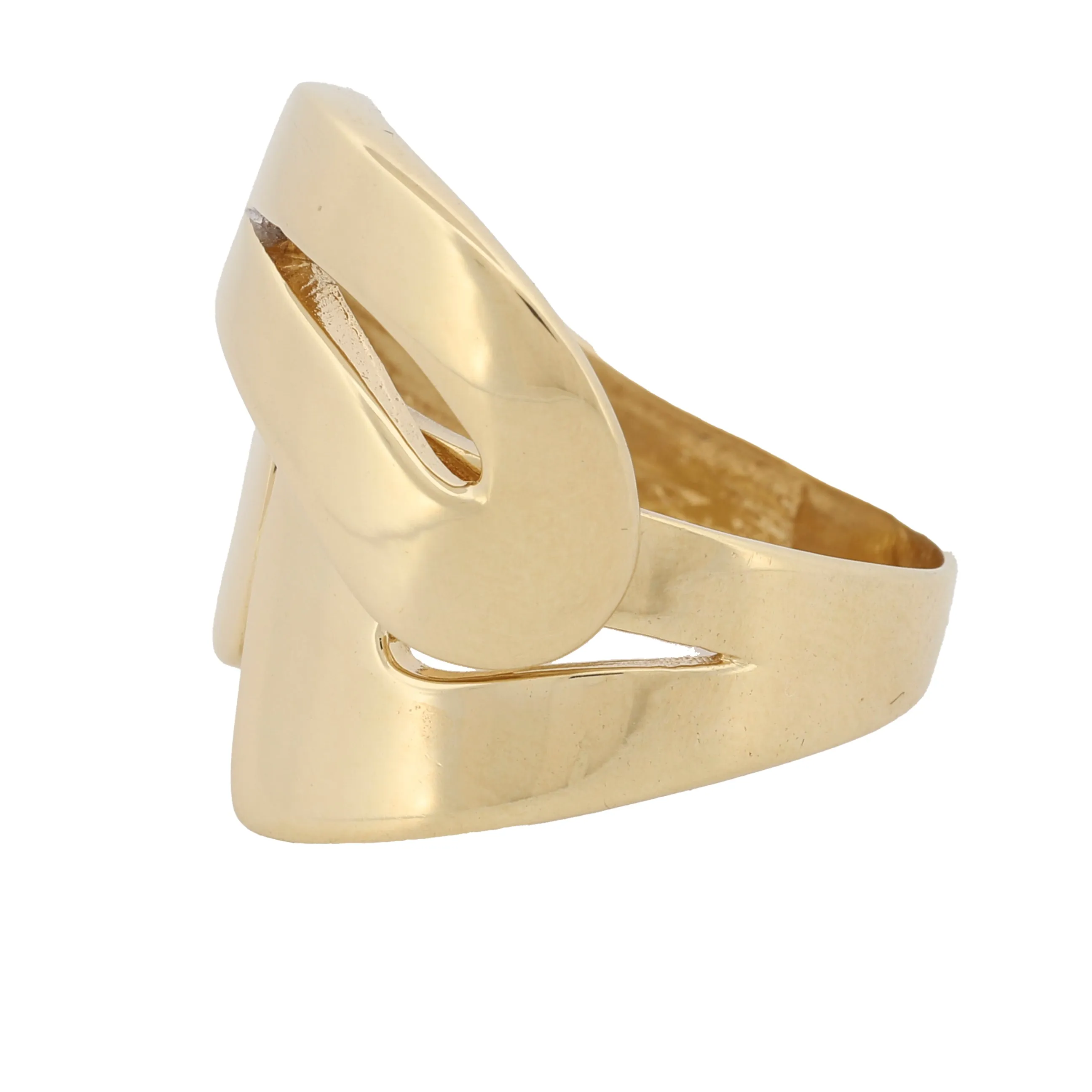 Retro Statement Ring in 18k Yellow Gold