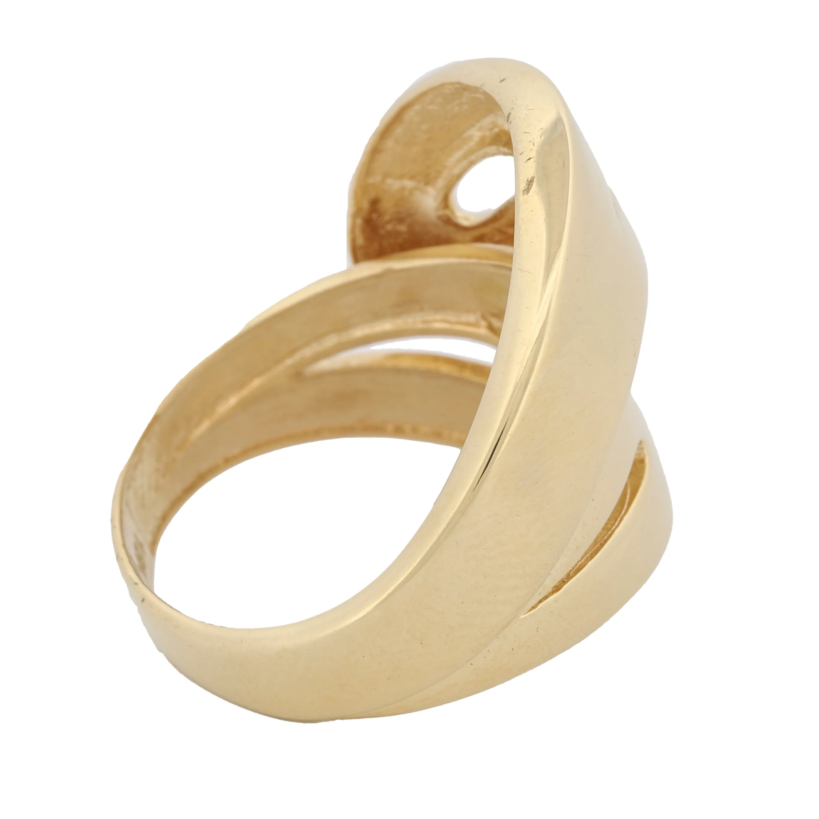 Retro Statement Ring in 18k Yellow Gold