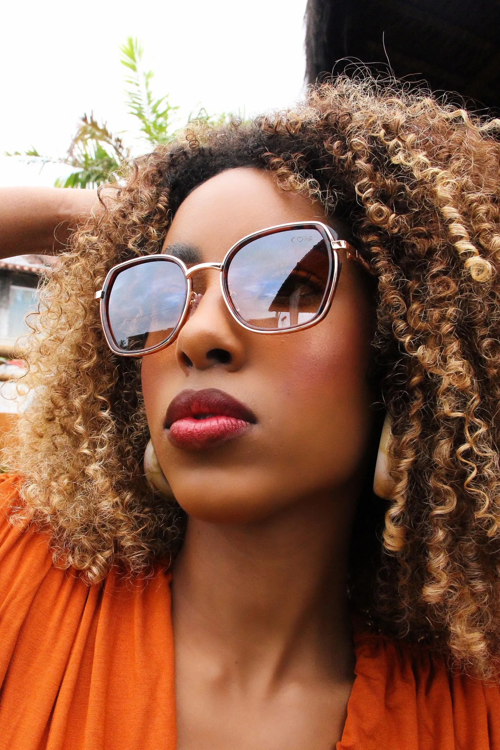 Retro Tortoise Ombre Sunglasses