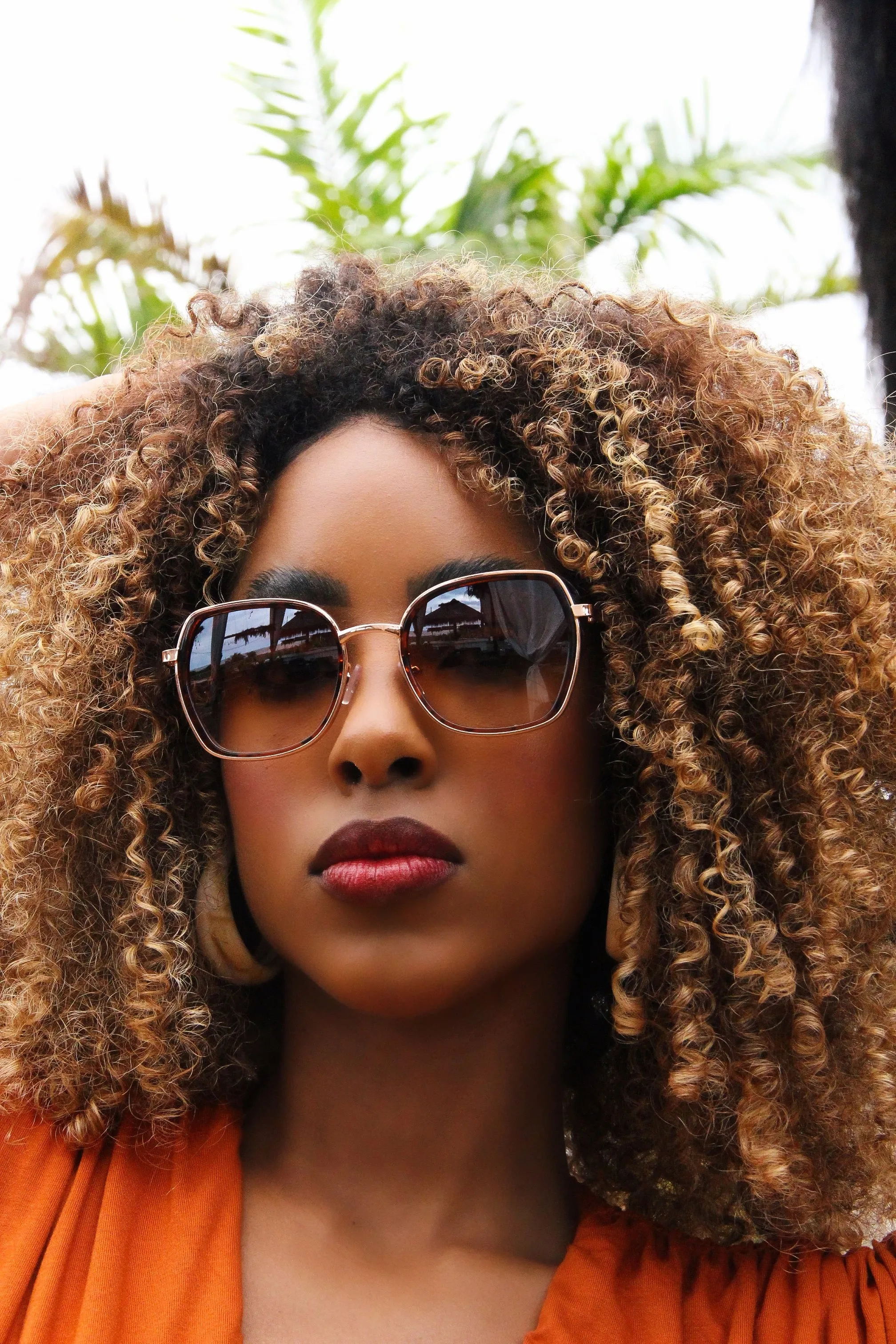 Retro Tortoise Ombre Sunglasses