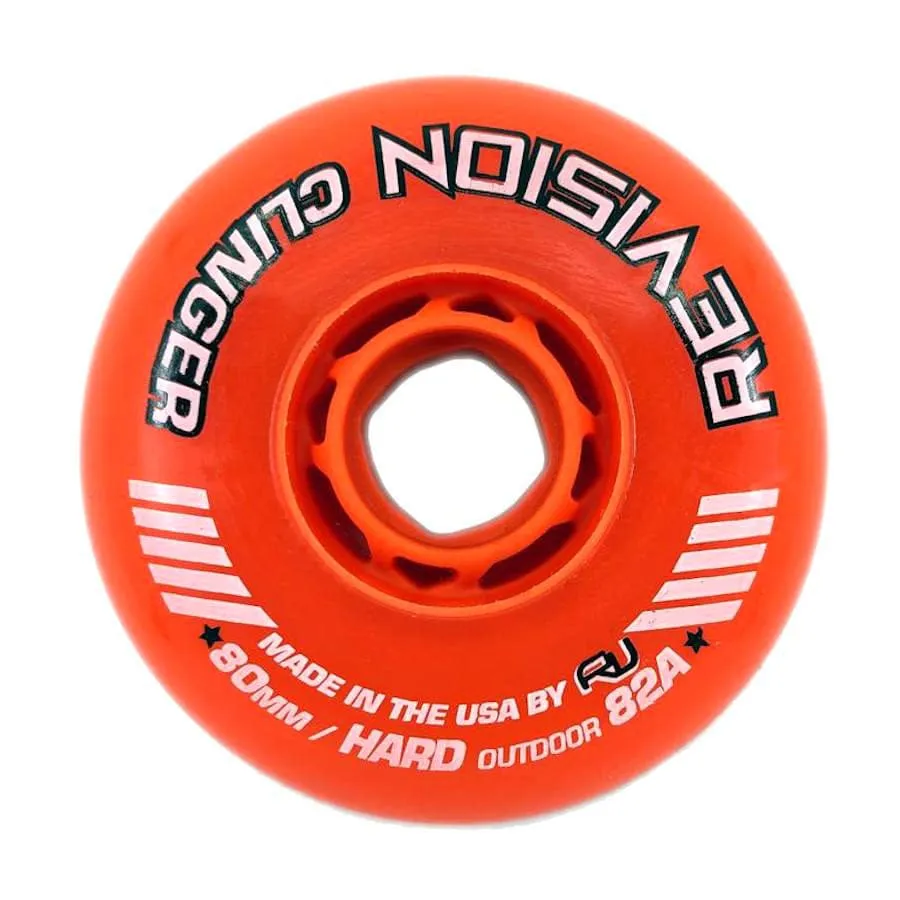 Revision Clinger Street Roller Hockey Wheels - Orange (82A)