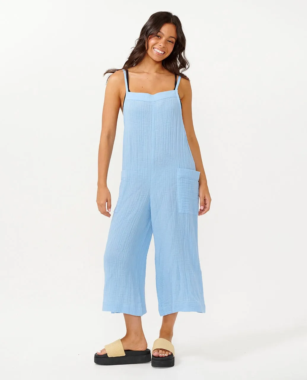 RIP CURL PREMIUM SURF JUMPSUIT - MID BLUE