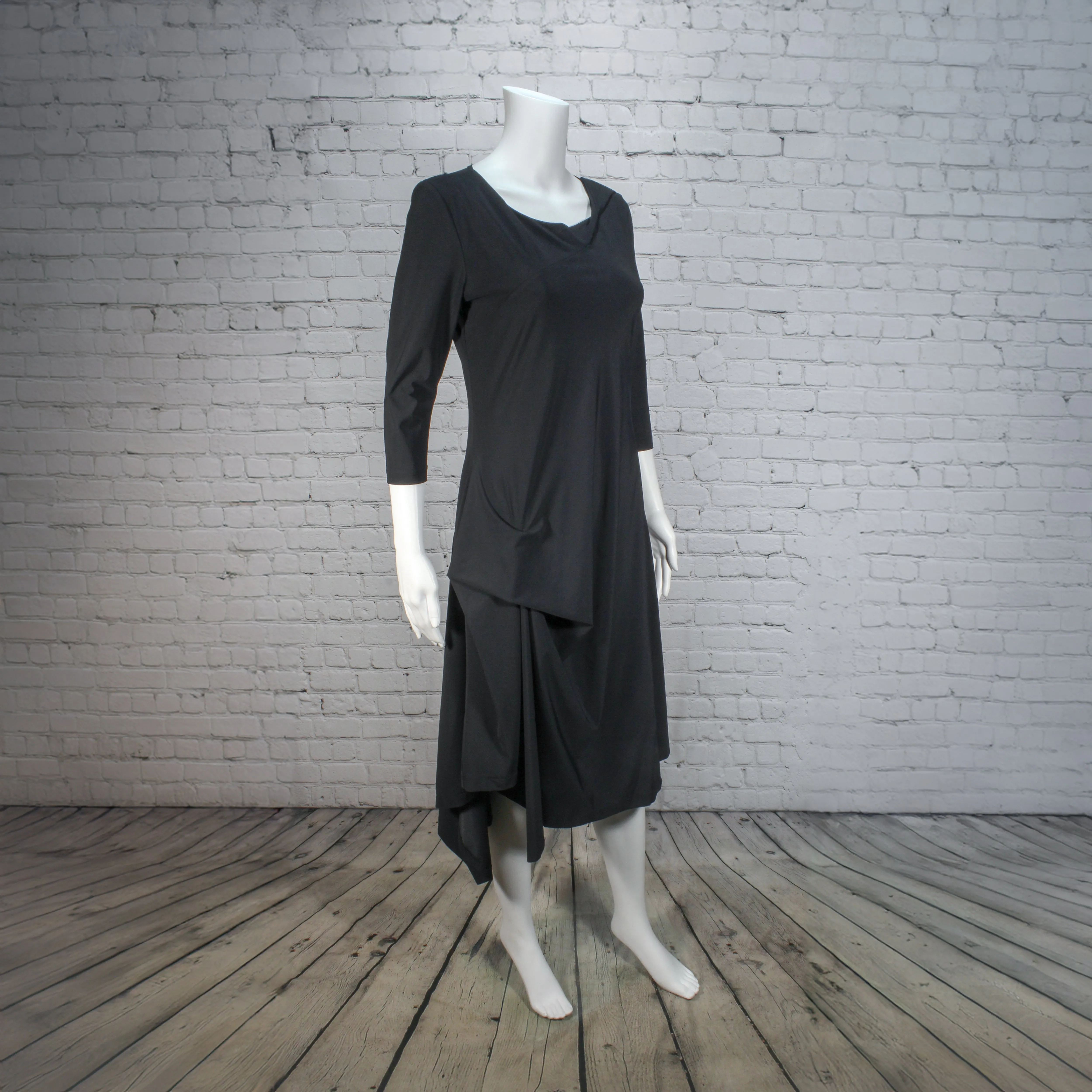 Risa Dress in Black by Porto