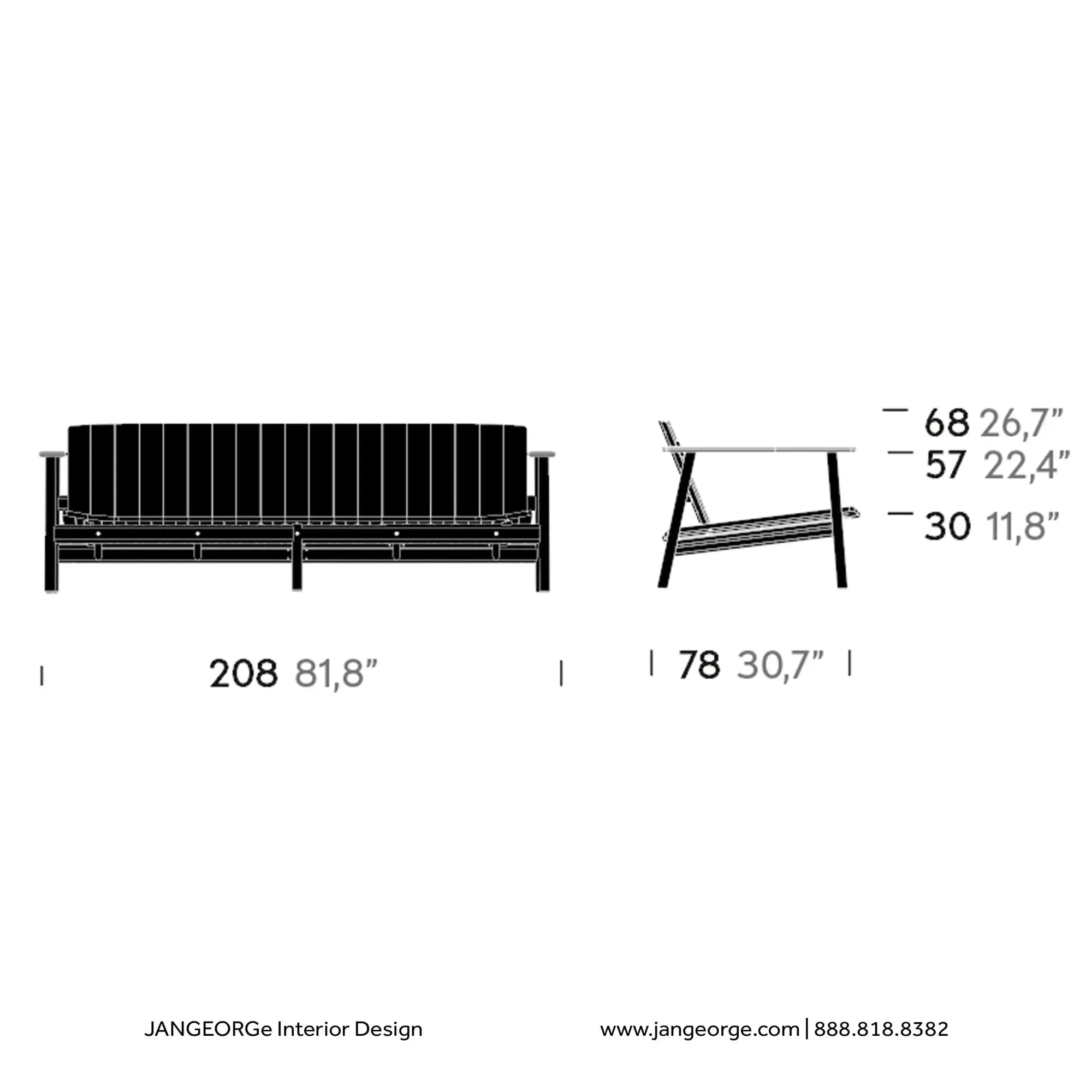 Riva - 3-Seater Sofa