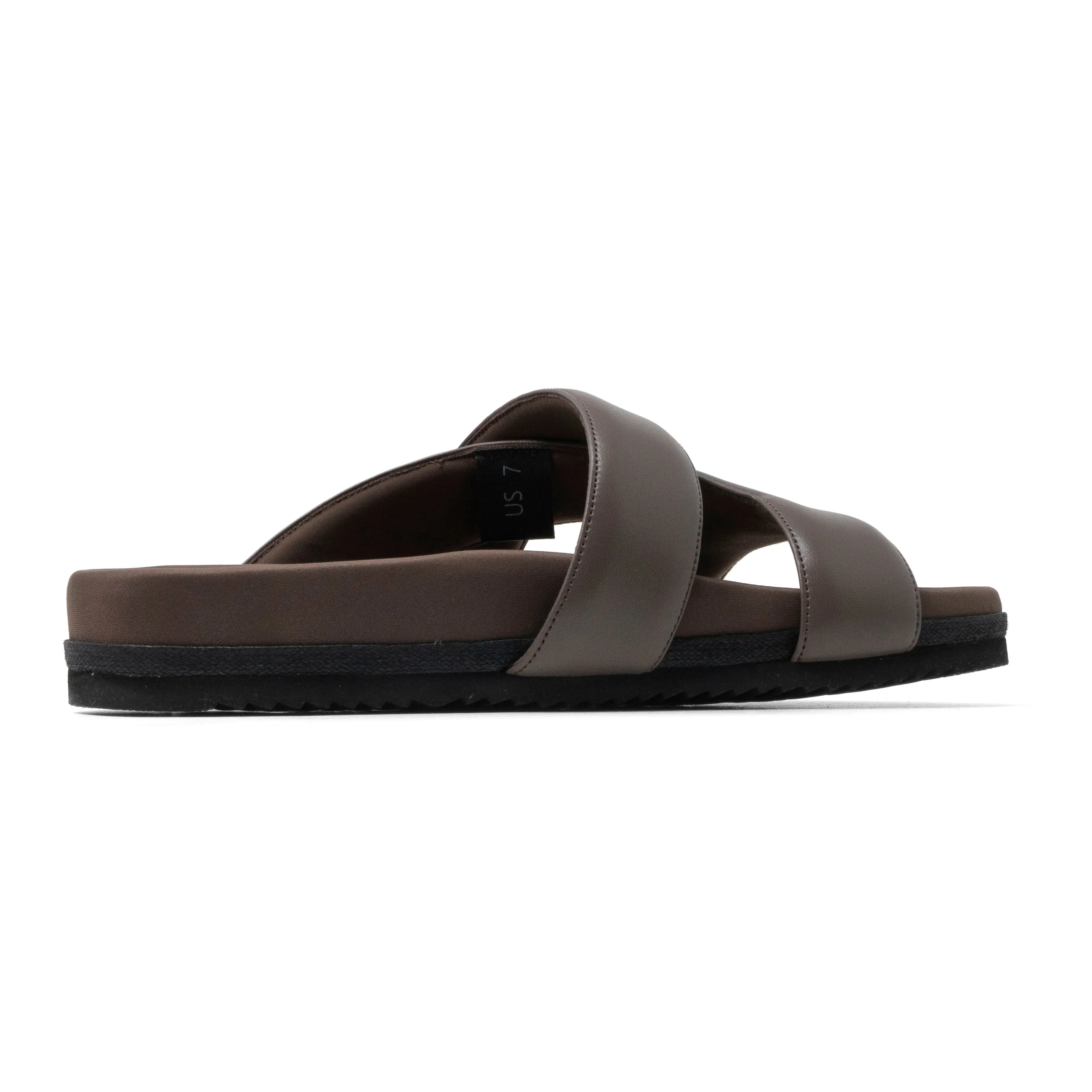 ROAM 7 SANDALS TAUPE VEGAN LEATHER
