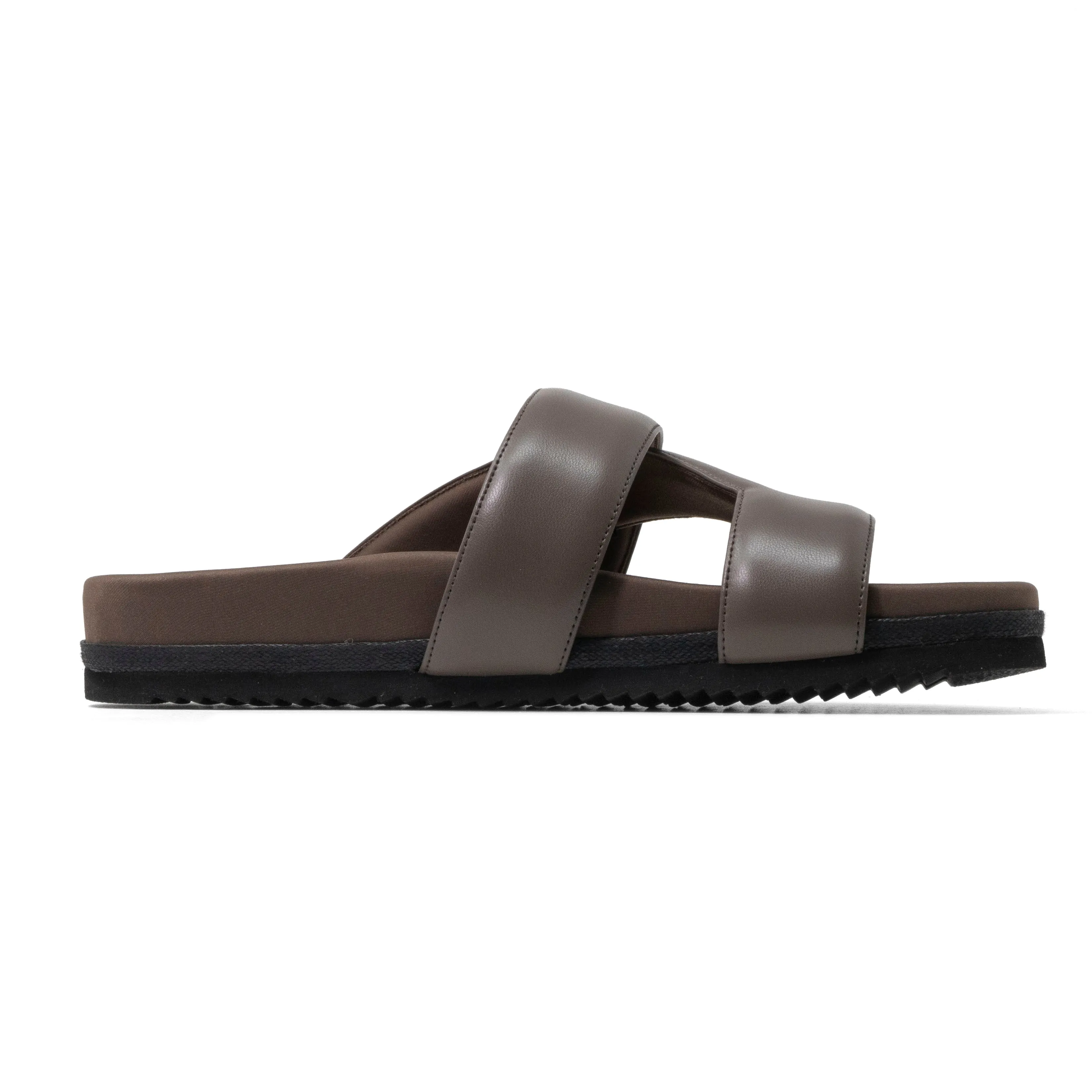 ROAM 7 SANDALS TAUPE VEGAN LEATHER