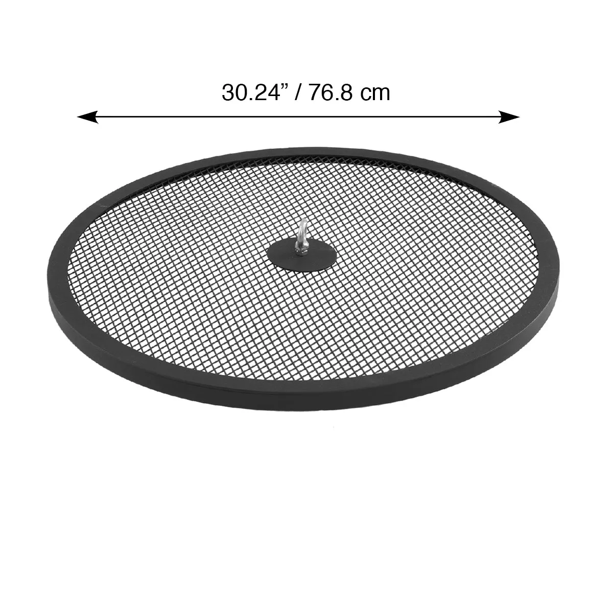 Round Flat Spark Screen and Screen Lift for The Mammoth Patio Fire Pit 2.0 Series