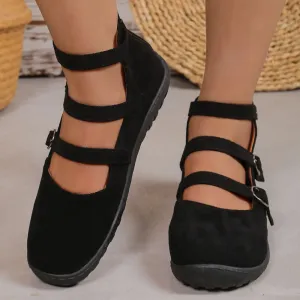 Round Toe Flats Slip-Ons