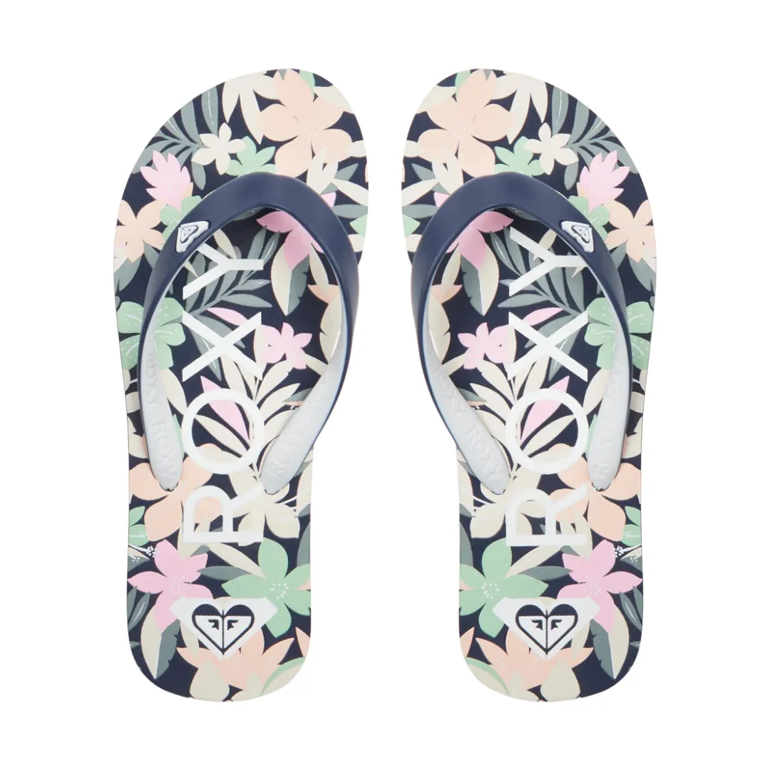 Roxy RG Tahiti VII Flip Flops - Light Navy/Pink