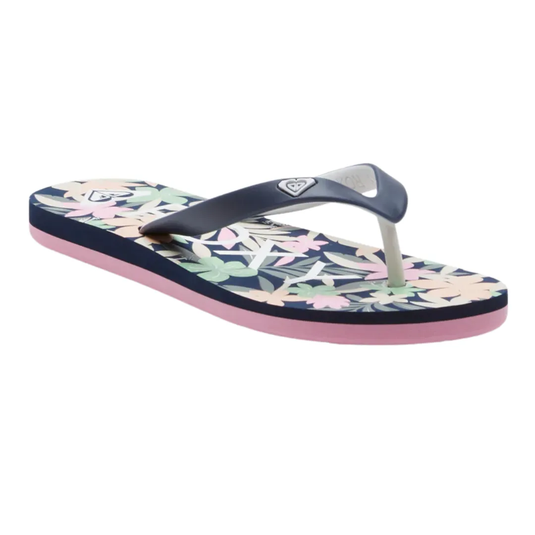 Roxy RG Tahiti VII Flip Flops - Light Navy/Pink