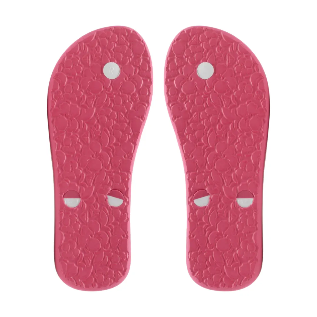 Roxy RG Tahiti VII Flip Flops - Super Pink/White