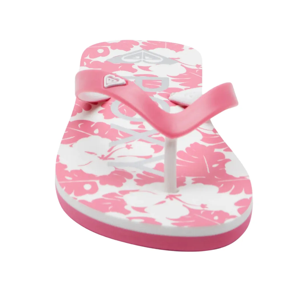 Roxy RG Tahiti VII Flip Flops - Super Pink/White