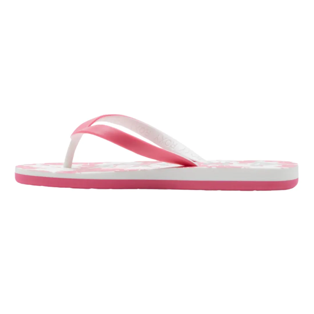 Roxy RG Tahiti VII Flip Flops - Super Pink/White