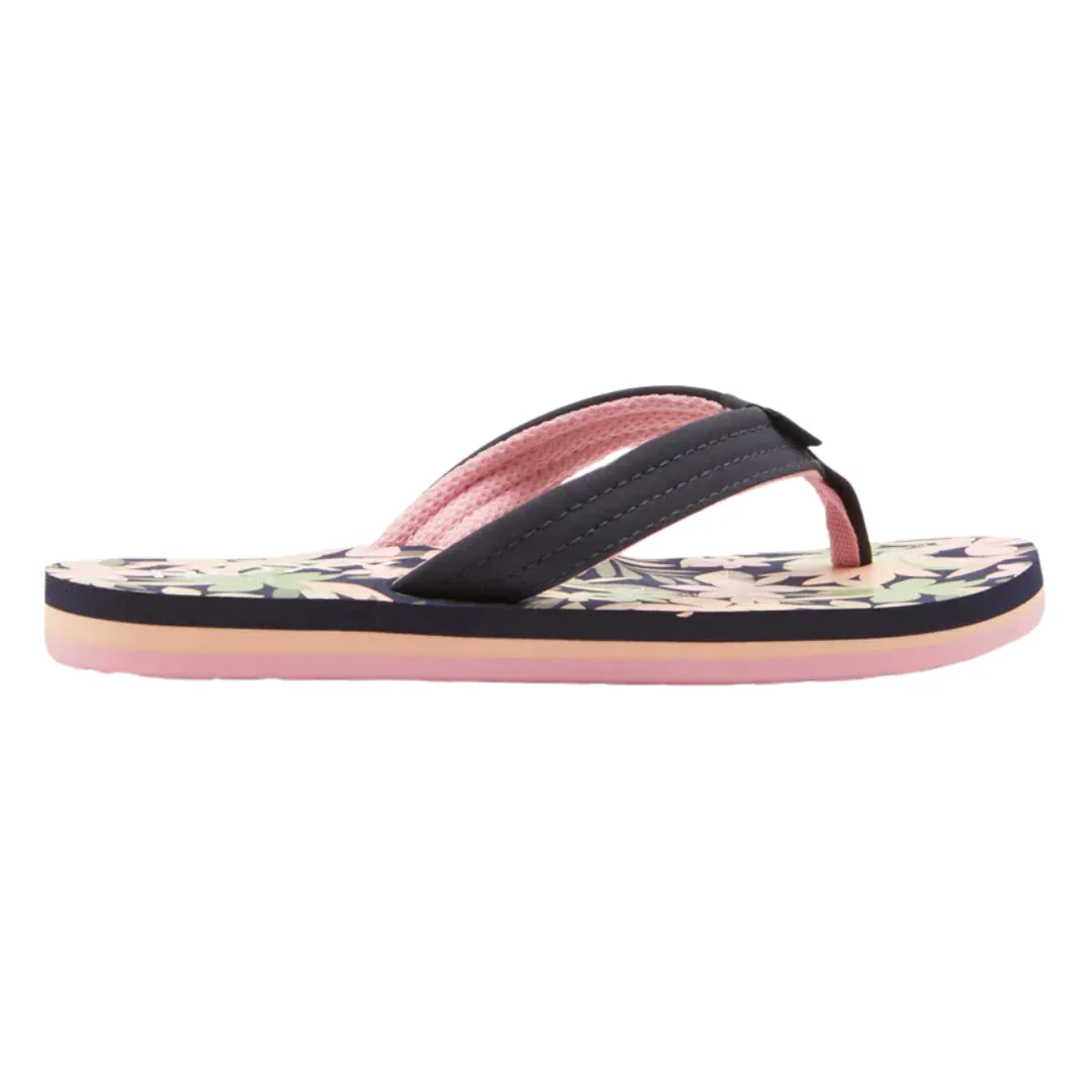Roxy RG Vista Loreto Flip Flops - Light Navy/Pink