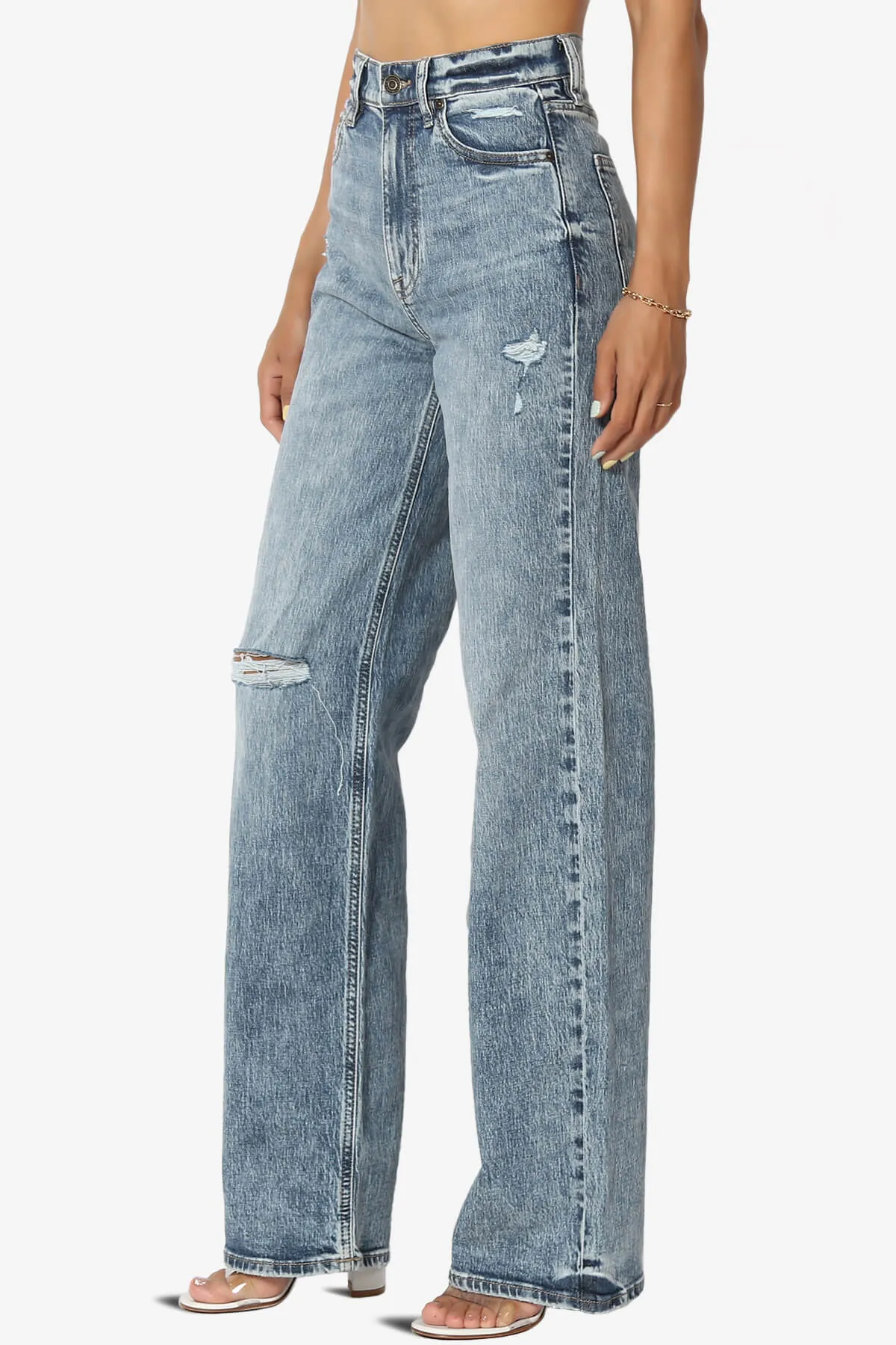 Ryder Ultra High Rise Baggy Jeans in Undenble