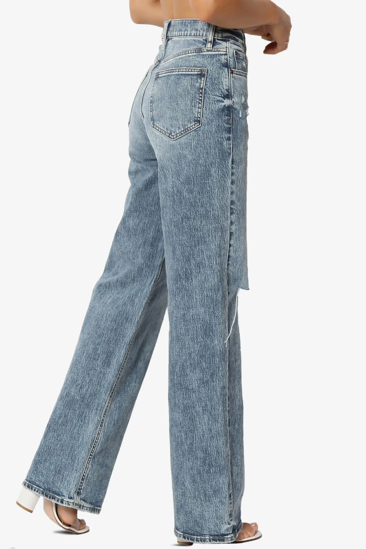 Ryder Ultra High Rise Baggy Jeans in Undenble